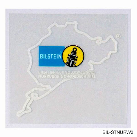 BILSTEIN ビルシュタイン ニュル ステッカー2 ホワイト